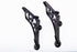 Pair of Victorian Scroll Shelf Brackets 5 Inch Antique Black